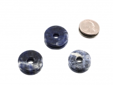 Sodalite Jewelry Donut 40 mm - 1 pc