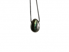 Labradorite Drop Bead Pendant