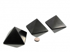 Shungite Pyramid - 3+ In - 1 pc