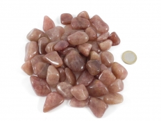 Red Aventurine (Strawberry Quartz) Tumbled Stones  - 1 lb