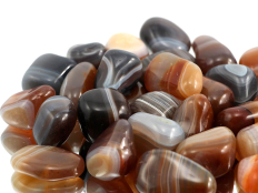 Agate (Natural) Tumbled Stones - 1 lb