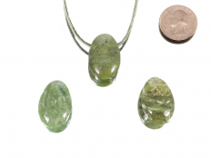 Vesuvianite Drop Bead Pendant