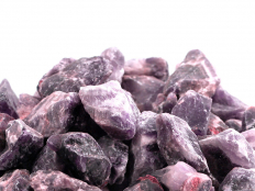 Amethyst Chevron Small Rough Stones (1-2 in) - 1 lb