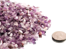 Amethyst Tumbled Stones Micro - 1 lb