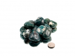 Moss Agate Tumbled Stones - 1 lb